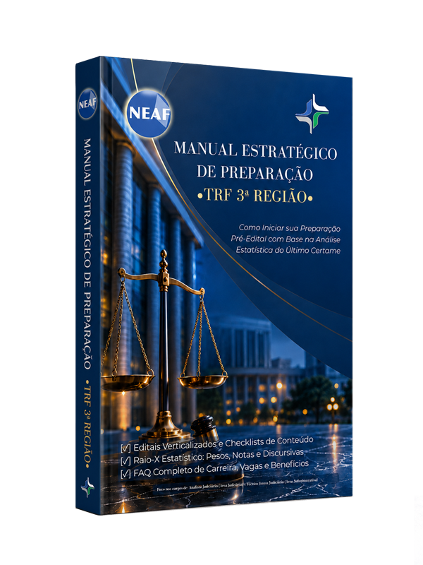 Capa em 3D do Manual Estratégico TRF-3